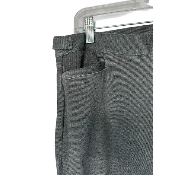 Talbots Lexington Pants Gray Office Work Career Business Skinny Leg Size 14 - Picture 7 of 14